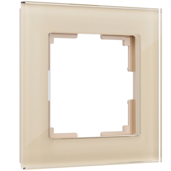 Рамка на 1 пост Favorit (шампань,стекло) Werkel W0011111 (a050793)