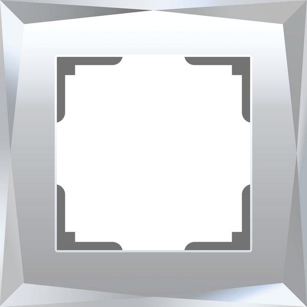 Рамка на 1 пост Diamant (зеркальный) Werkel W0011220 (a051017)