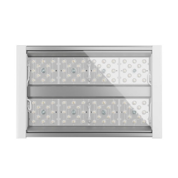 Светодиодный прожектор 60Вт 5000К IP65 прозрачный Wolta Аврора ДО01-60-002-5К Д90