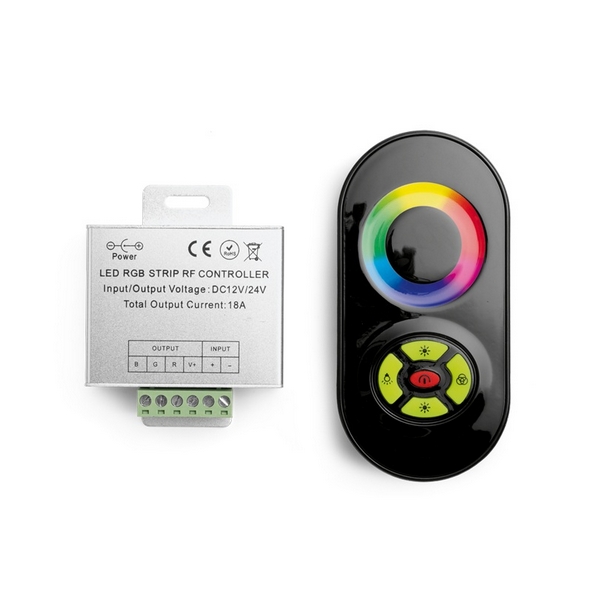   Люстрон Контроллер Wolta WLC-CP/01 с пультом для светодиодной ленты RGB 3-pin 12-24В