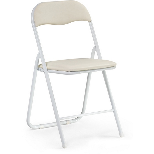 Стул Woodville на металлокаркасе Fold 1 складной beige / white 15479