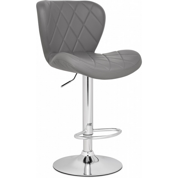 Барный стул Woodville Porch gray / chrome 15509