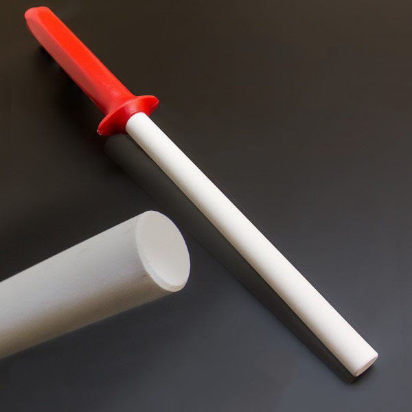 Мусаты для заточки ножей  Ножиков Мусат керамический , 150 мм, круглый, Hiramaru
