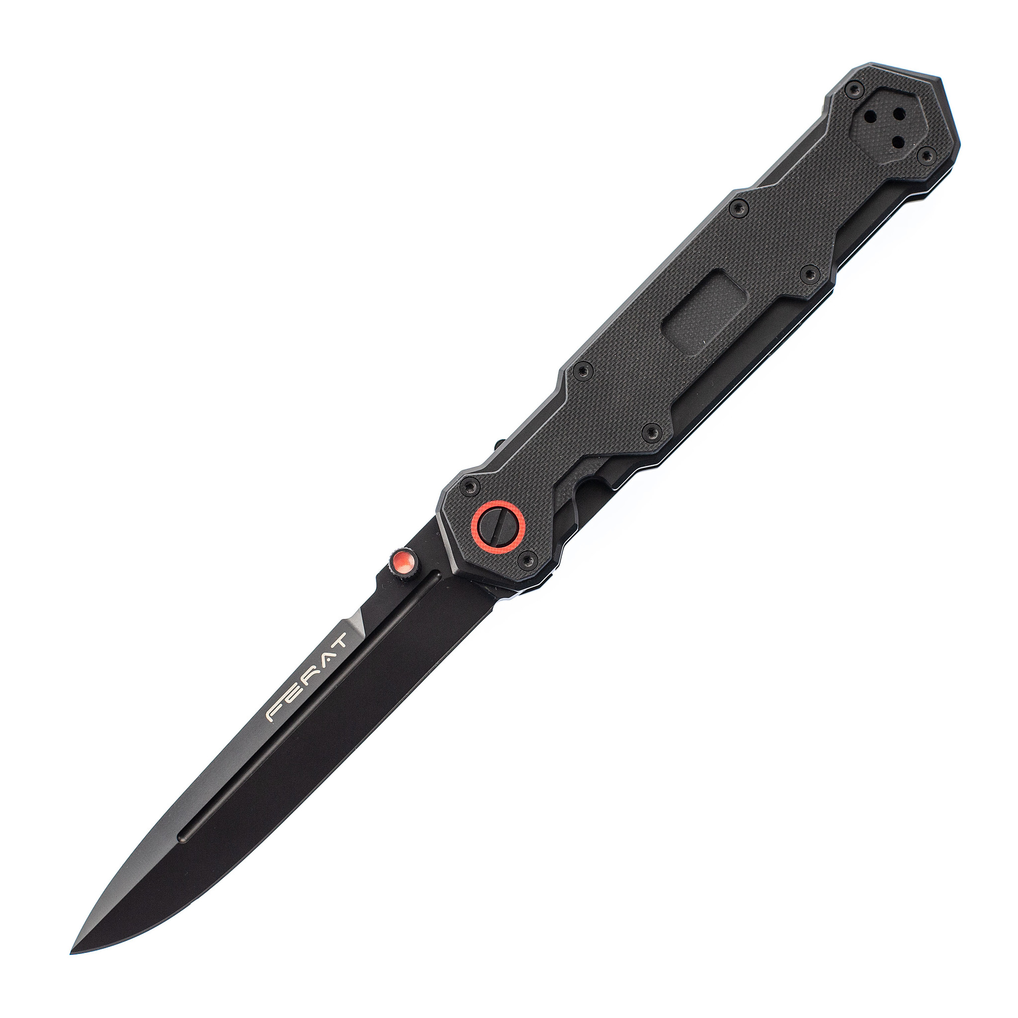   Ножиков Складной нож Ferat Black, сталь D2, рукоять G10, Mr.Blade