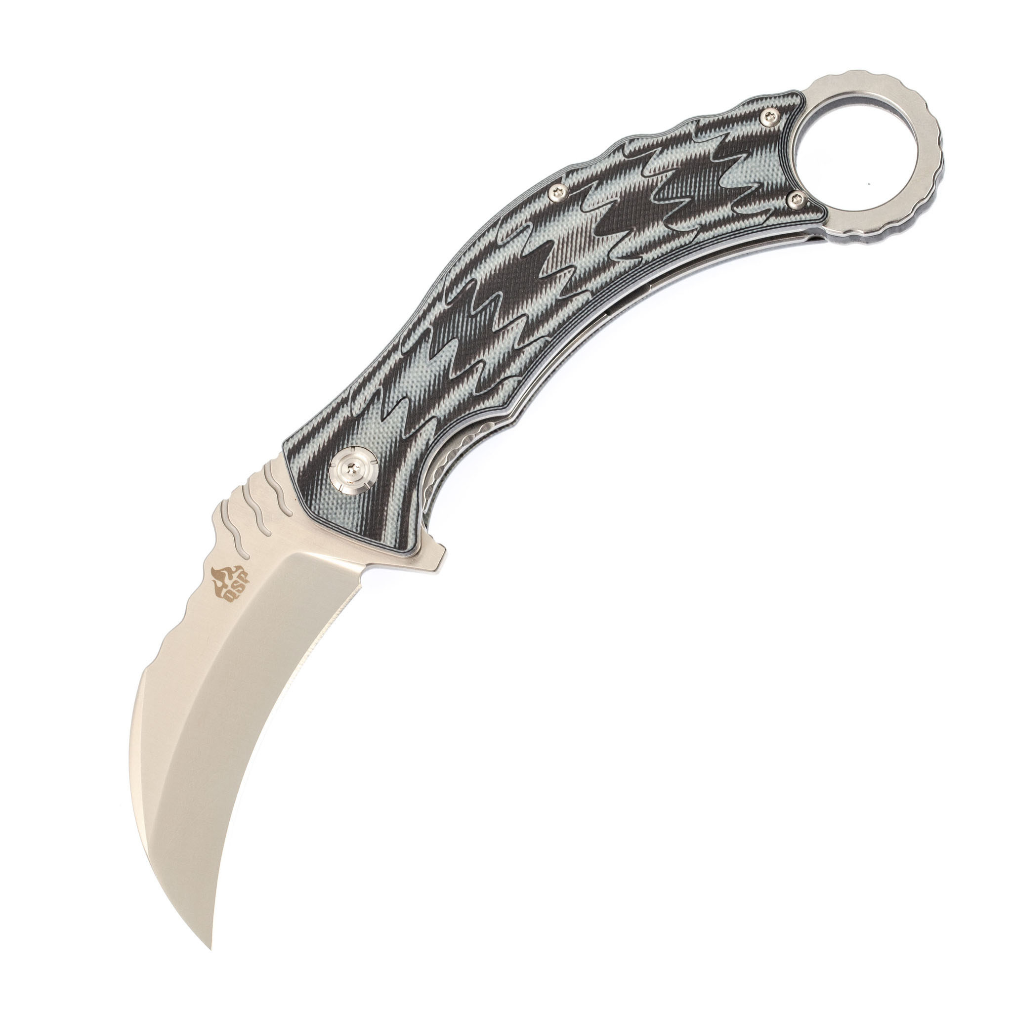 Керамбит  Ножиков Складной нож QSP Eagle, сталь D2, рукоять G10
