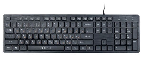   Softline Клавиатура Oklick KB 520M2U 1061587, цвет черный