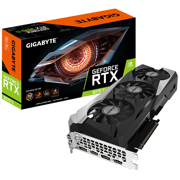  Видеокарта Gigabyte GeForce RTX 3070 Ti 8 ΓБ Retail