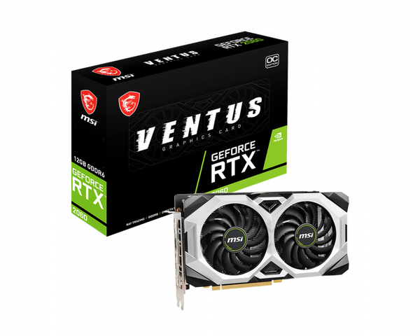  Видеокарта MSI GeForce RTX 2060 12 ΓБ Retail