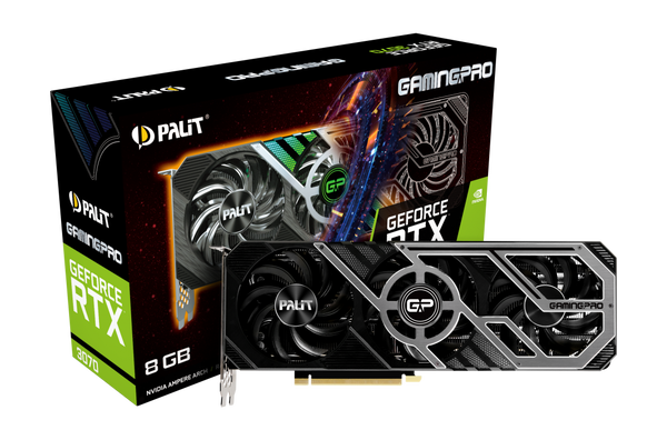  Видеокарта Palit GeForce RTX 3070 8 ΓБ Retail