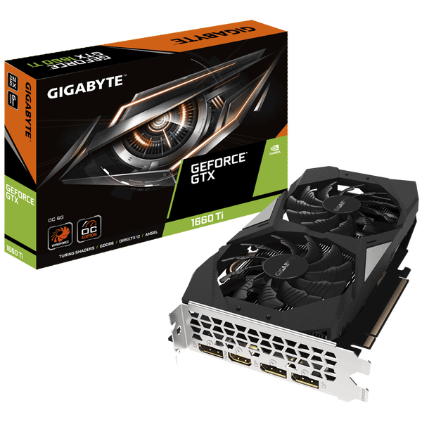   Softline Видеокарта Gigabyte GeForce GTX 1660 Ti 6 ΓБ Retail