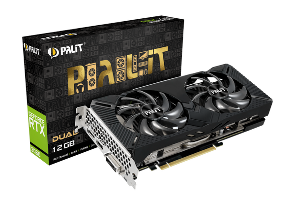  Видеокарта Palit GeForce RTX 2060 12 ΓБ