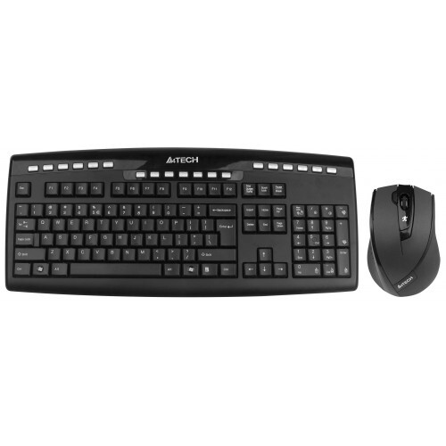   Softline Клавиатура+мышь A4tech V-Track 9200F, цвет черный