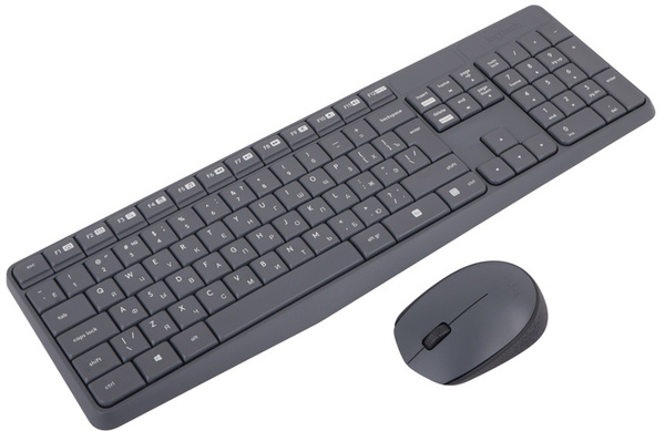   Softline Клавиатура+мышь Logitech MK235 920-007948, цвет черный