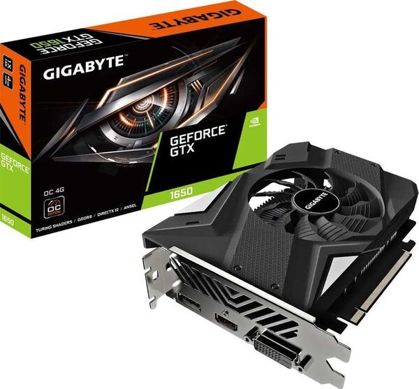  Видеокарта Gigabyte GeForce GTX 1650 4 ΓБ Retail