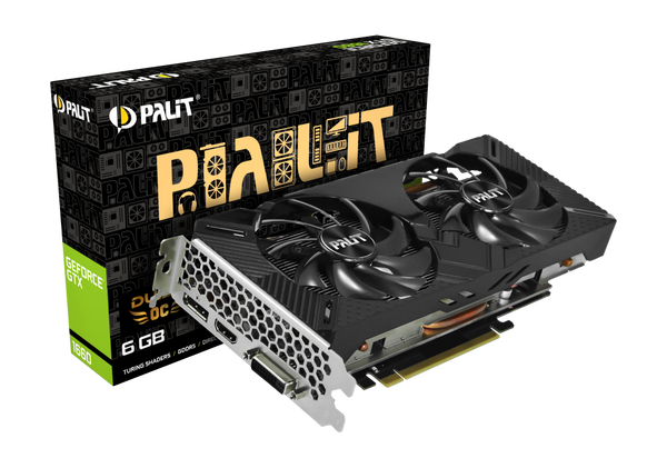   Softline Видеокарта Palit GeForce GTX 1660 6 ΓБ Retail