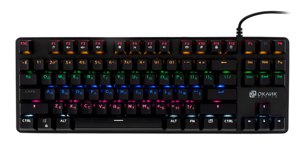   Softline Клавиатура Oklick KB 960G Dark Knight 499575, цвет черный