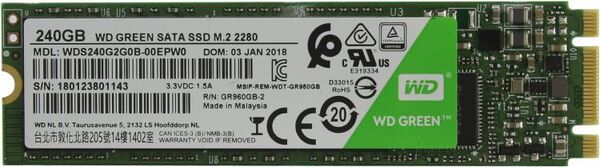 Внутренние SSD  Softline Внутренний SSD Western Digital Green 240GB