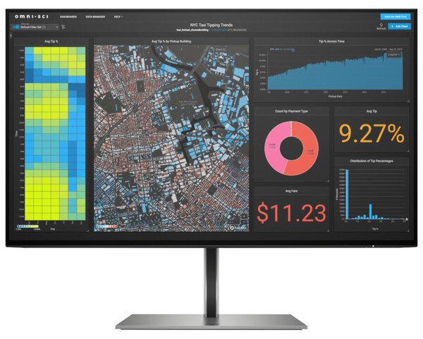  Монитор HP Z24f 23.8-inch темно-серый
