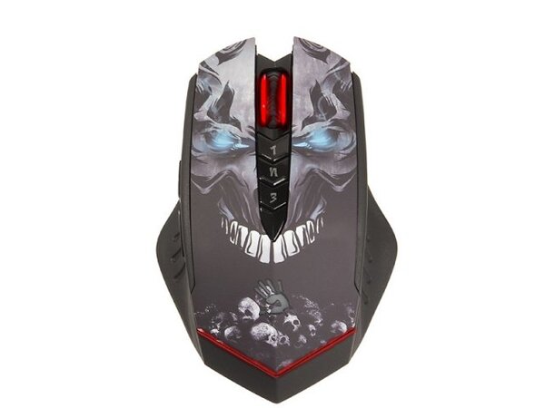  Мышь A4tech Bloody R8 SKULL, дизайнерский рисунок