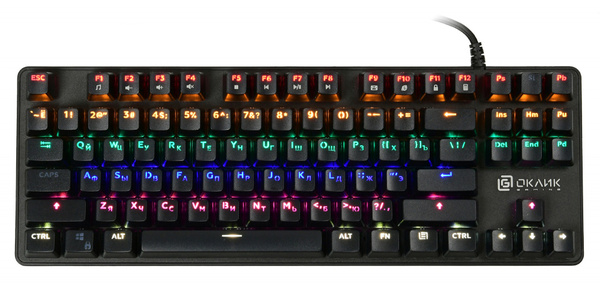  Клавиатура Oklick KB 969G SHOTGUN 1176616, цвет черный