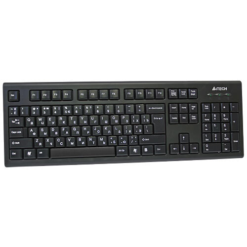  Softline Клавиатура A4tech KR-85, цвет черный