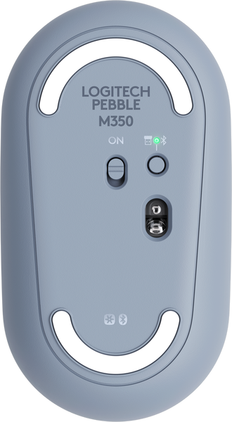  Logitech Wireless Mouse Pebble M350 BLUE GREY