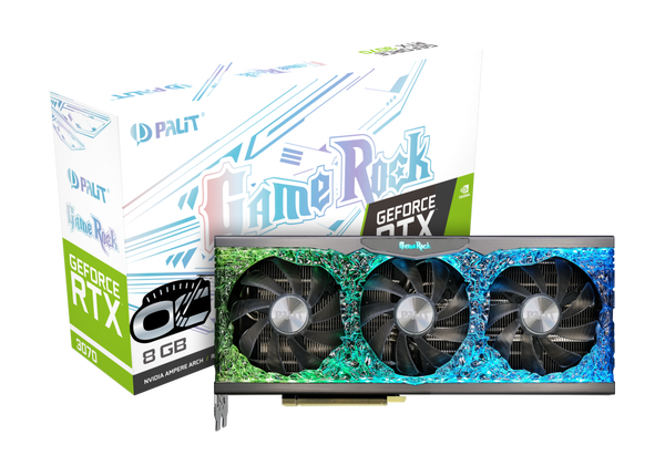  Видеокарта Palit GeForce RTX 3070 8 ΓБ LHR