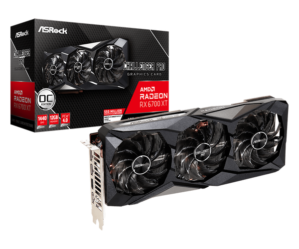  Видеокарта ASRock Radeon RX 6700 XT 12 ΓБ Retail