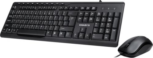 Клавиатура и мышь GIGABYTE GK-KM6300 RU black, Membrane, Switch Life 3-10 million times