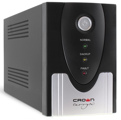 Источник бесперебойного питания Crown CMU-SP650IEC USB CM000001862 line-Intractive, 650VA\390W, 6*IEC, порт USB