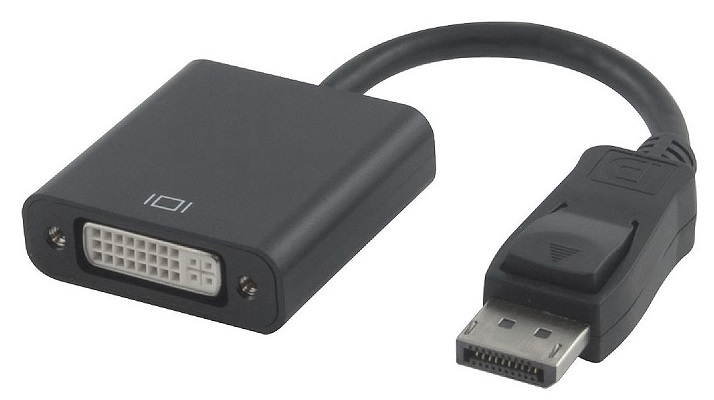 Переходник Cablexpert A-DPM-DVIF-002 DisplayPort - DVI, 20M/19F, черный, пакет
