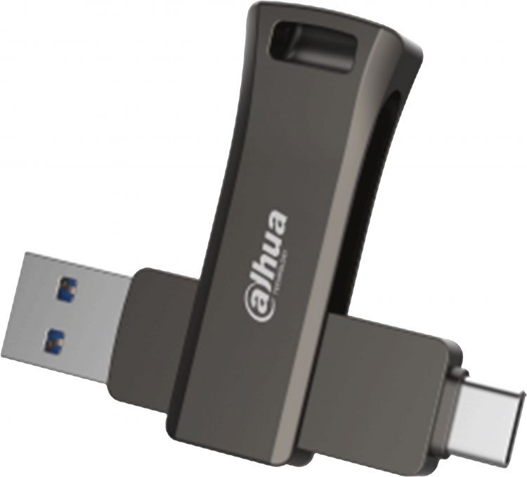 Накопитель USB 3.2 256GB Dahua DHI-USB-P629-32-256GB P629 USB Type-A & Type-C 150MB/s 100MB/s metal