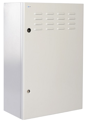Шкаф настенный 19, 6U ЦМО ШТВ-Н-6.6.3-4ААА уличный всепогодный (600×300), передняя дверь вентилируемая