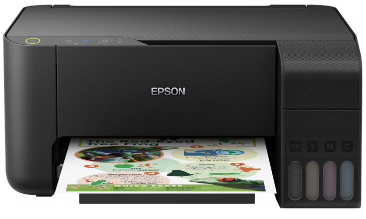 МФУ Epson L3110 C11CG87405 А4, 5760x1440 dpi, 33 стр/мин (ч/б), 15 стр/мин (цв), 1200х2400