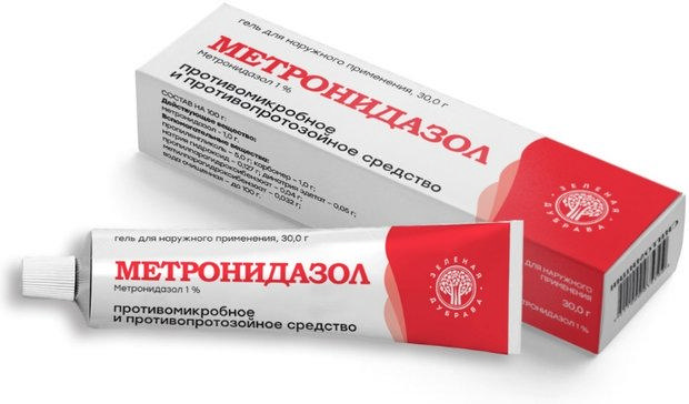 Лечение акне  Асна МЕТРОНИДАЗОЛ 1% 30г гель для наружного применения