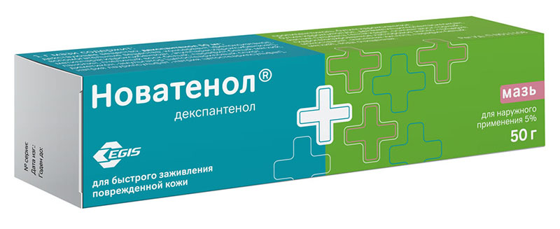 Дерматиты и дерматозы НОВАТЕНОЛ 5% 50г мазь
