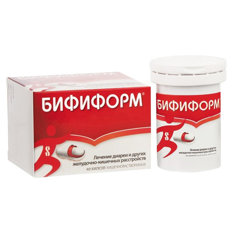 Для кишечника  Асна БИФИФОРМ 40 шт. капсулы кишечнорастворимые