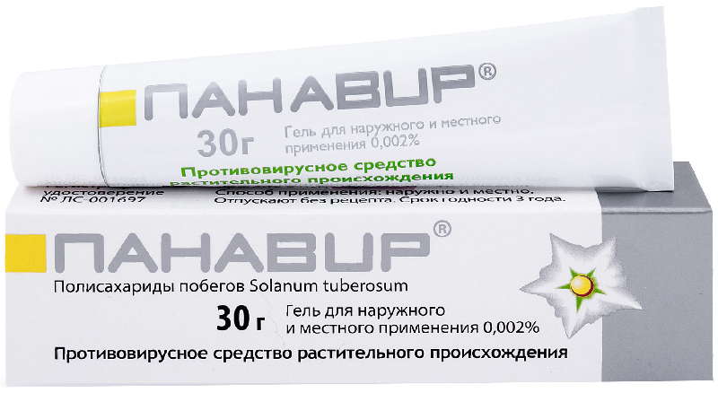 Герпес  Асна ПАНАВИР 0,002% 30г гель