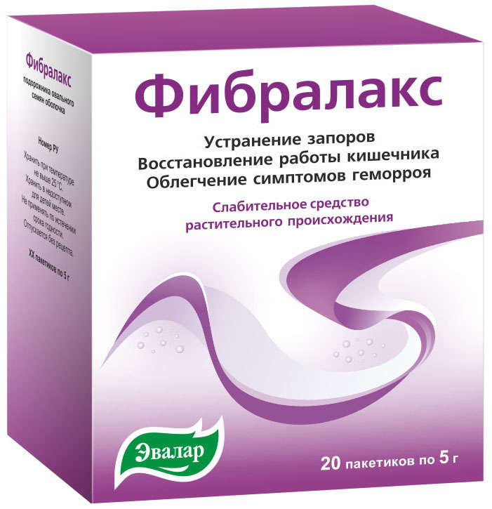 Слабительные  Асна ФИБРАЛАКС порошок для приготовления раствора для приема внутрь 5 г 20 шт.