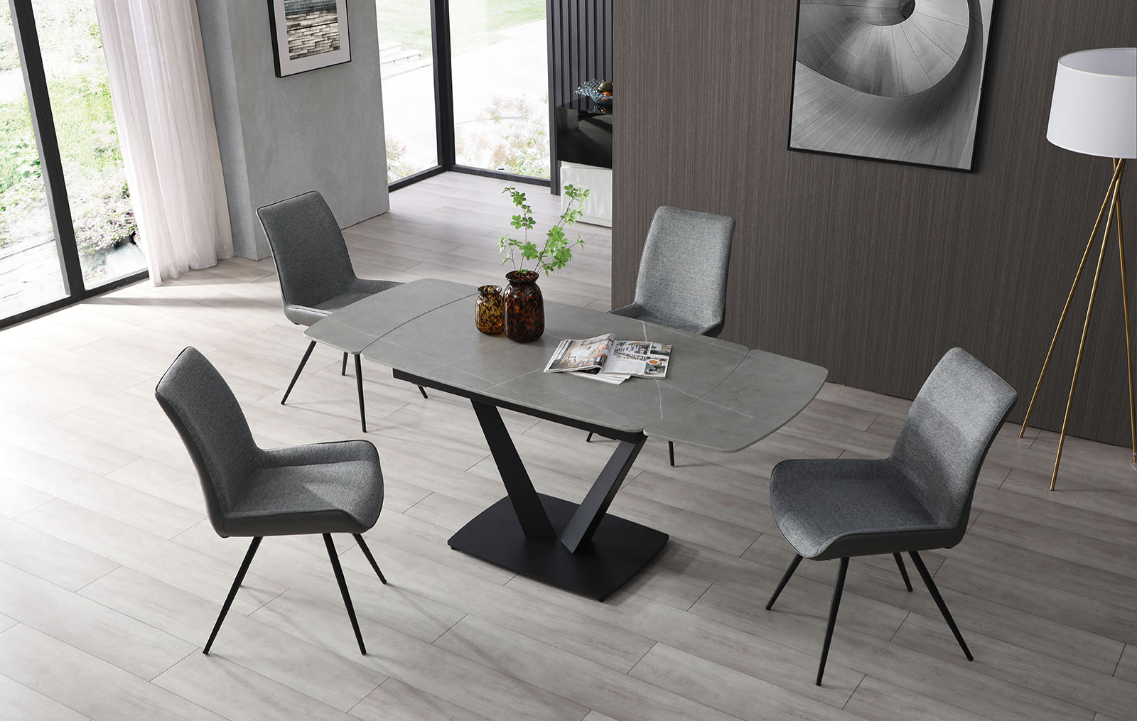  Стол iModern Livorno + 4 стула Celia