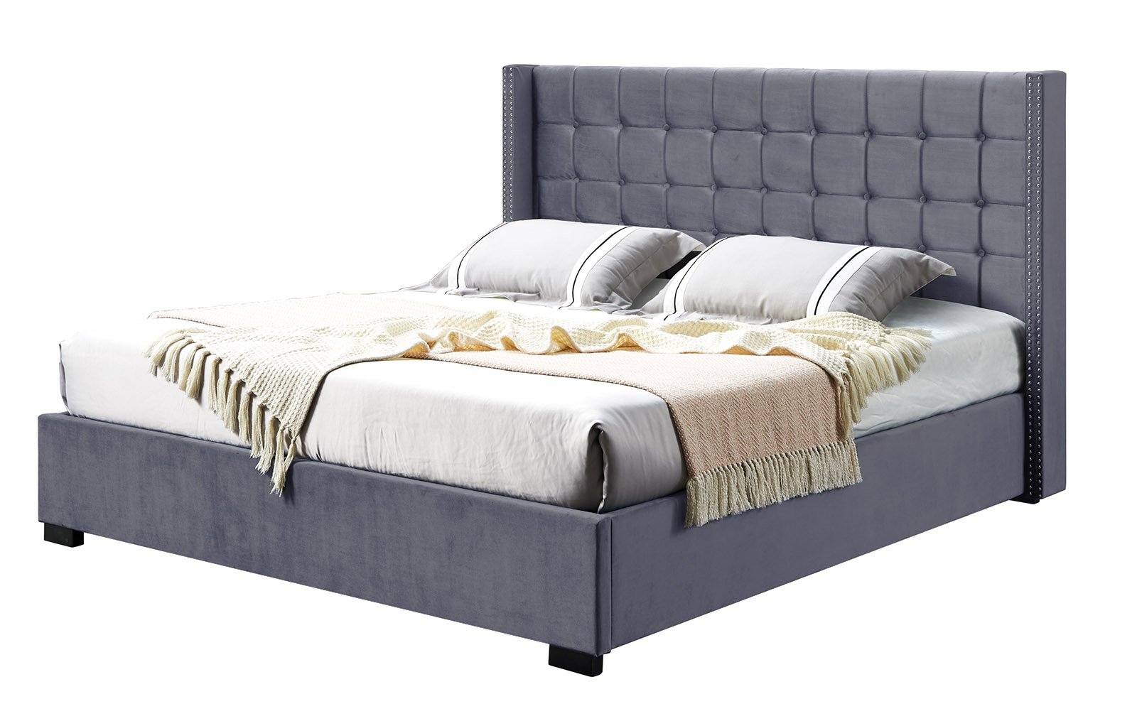 Дизайнерские кровати Кровать iModern Vivien, серый