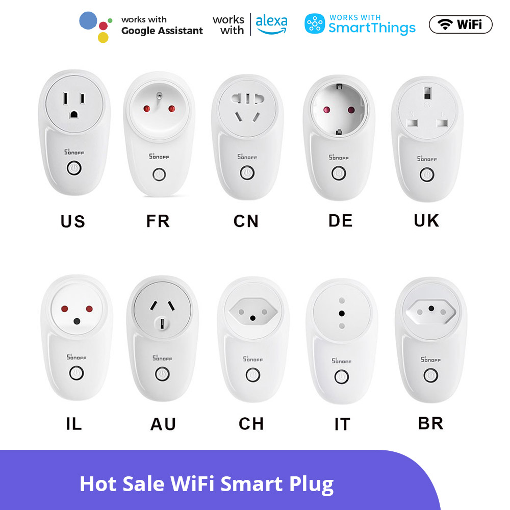 SONOFF S26 WiFi Smart Plug - EU/US/UK/CN/AU/IT/CH/BR