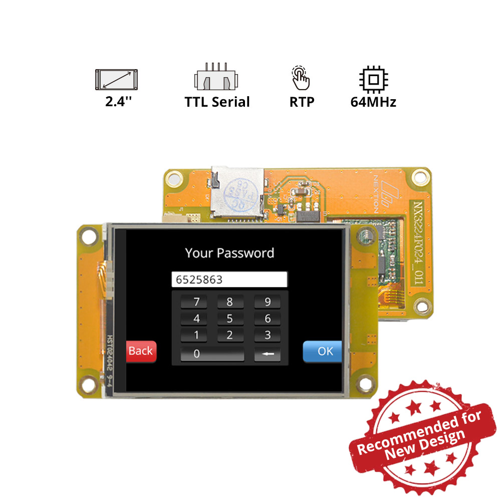  NX3224F024 - Nextion 2.4 Discovery Series HMI Touch Display