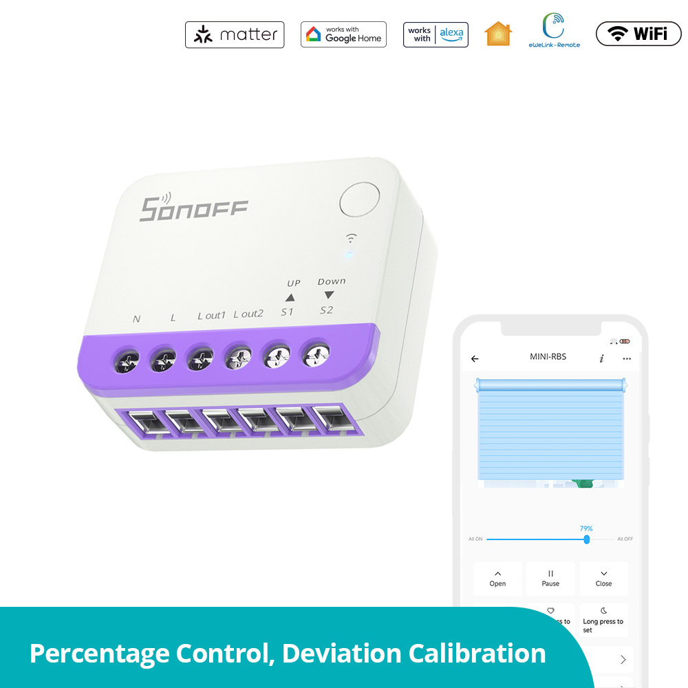 SONOFF Smart Roller Shutter Switch | MINI-RBS
