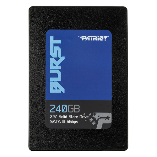  SSD накопитель Patriot Burst PBU240GS25SSDR 240ГБ, 2.5, SATA III