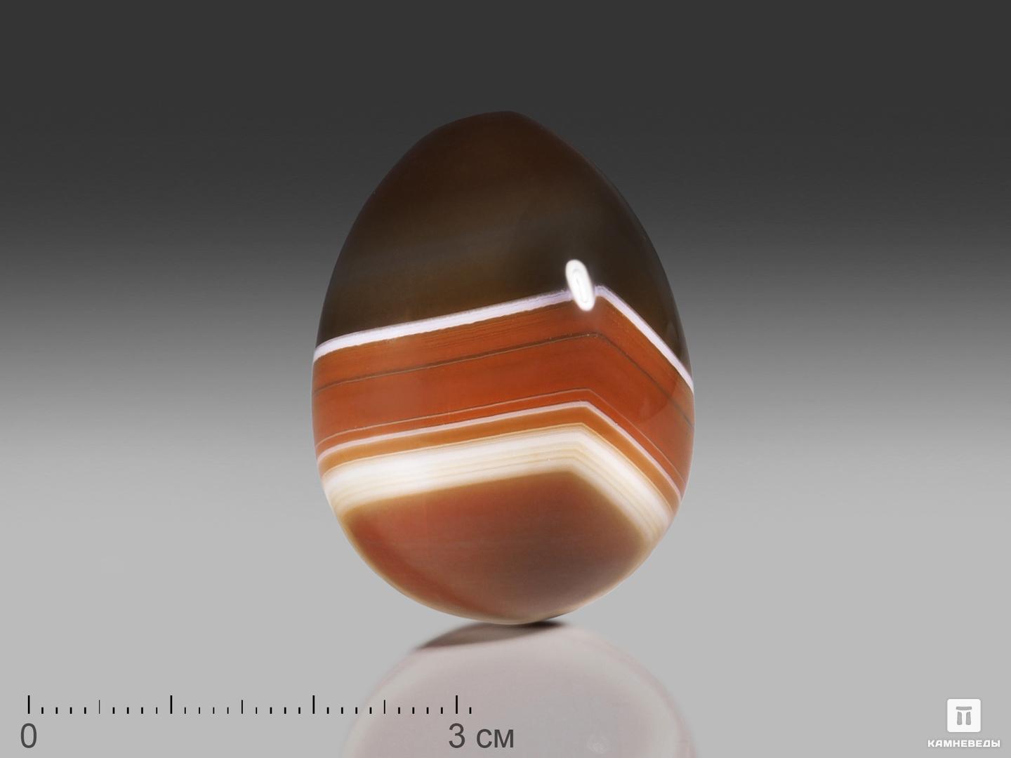 Яйцо из сардоникса, 4х3 см