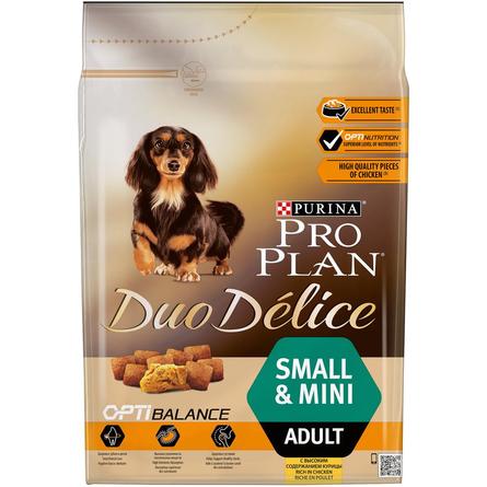Сухой корм Pro Plan® Duo Delice для взрослых собак мелких и карликовых пород (с высоким содержанием курицы), 2,5 кг