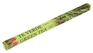 Благовония HEM Зеленый Чай (Green Tea) четырехгранник 8 шт
