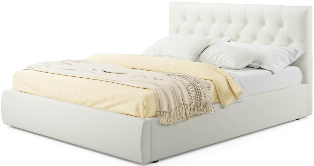 Двуспальные кровати Мягкая кровать Verona 1600 беж с подъемным механизмом