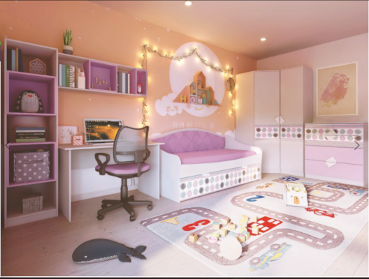 Модульная детская комната Рокси (Премиум)